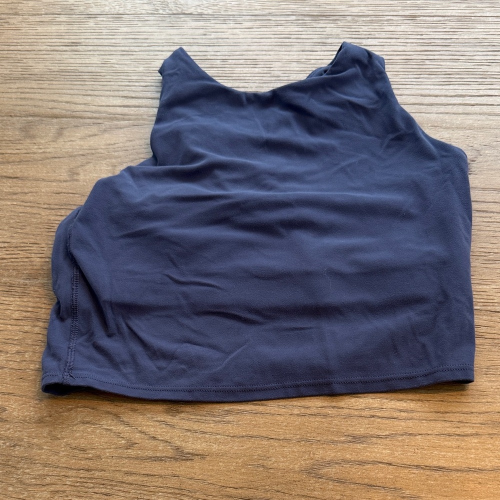 Athleta Conscious Crop High Neck Sports Bra A-C